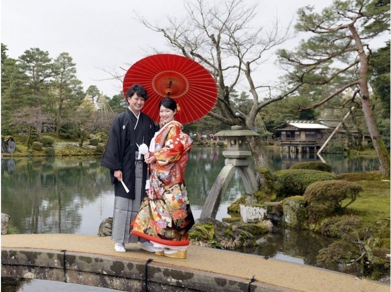 【石川県・金沢市・婚礼写真】金沢の和婚・兼六園ロケーション