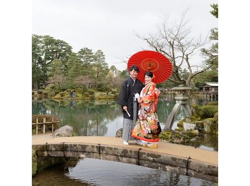 [Ishikawa / Kanazawa] Kanazawa's Kimono (Kenrokuen) / Western (Art Village) Location "Wedding Photo" Planの画像