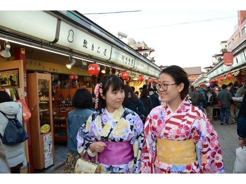 東京・浅草】着物で浅草を観光しよう！レディース着物レンタル 大吉