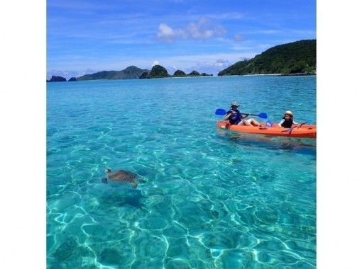 【沖縄・座間味】カヤック＆シュノーケル！無人島半日ツアーの画像