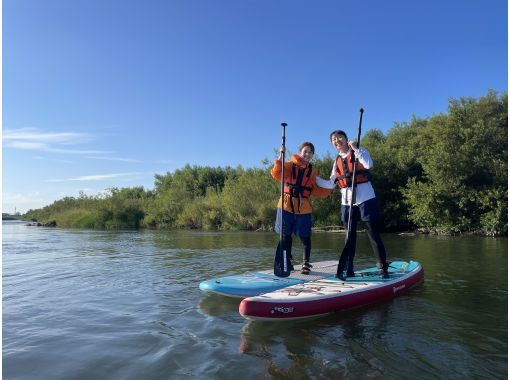[Hokkaido, Tokachi] Take a walk on the Tokachi River with River SUP ♪ -You can go down the river even for the first time-の画像