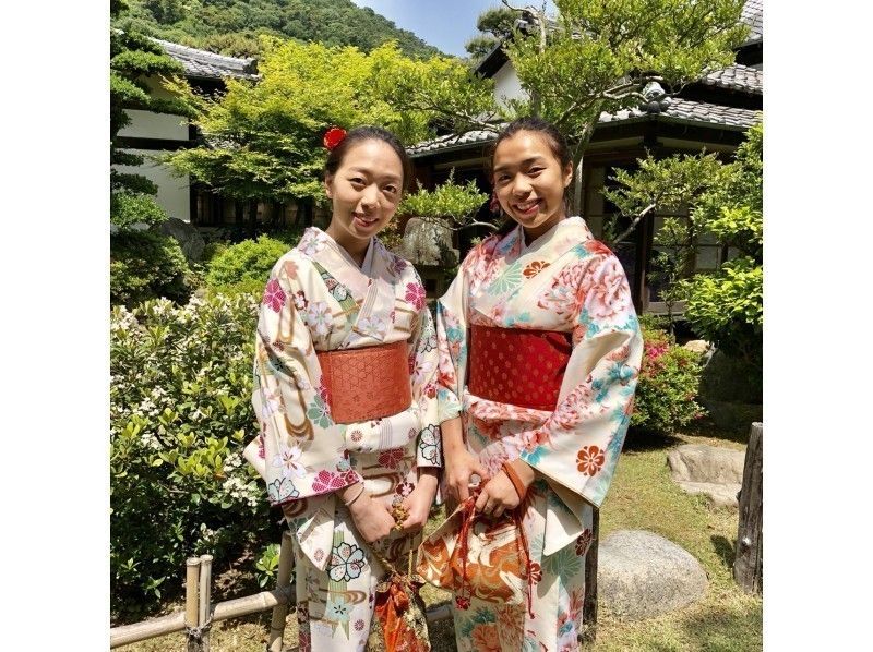 【香川・高松】着物で日本最大の特別名勝、栗林公園をお散歩