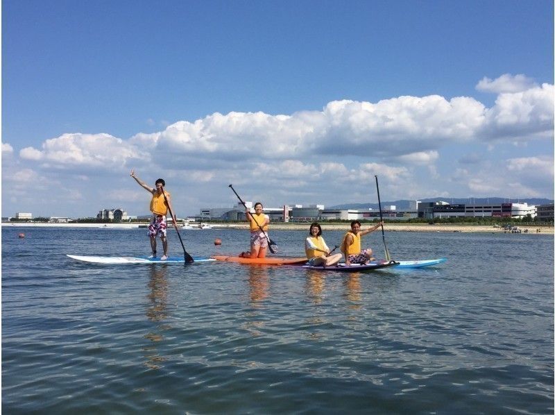 【大阪・りんくう泉南】大人気のSUPをたっぷり満喫しよう(4時間コース)更衣室・温水シャワー完備