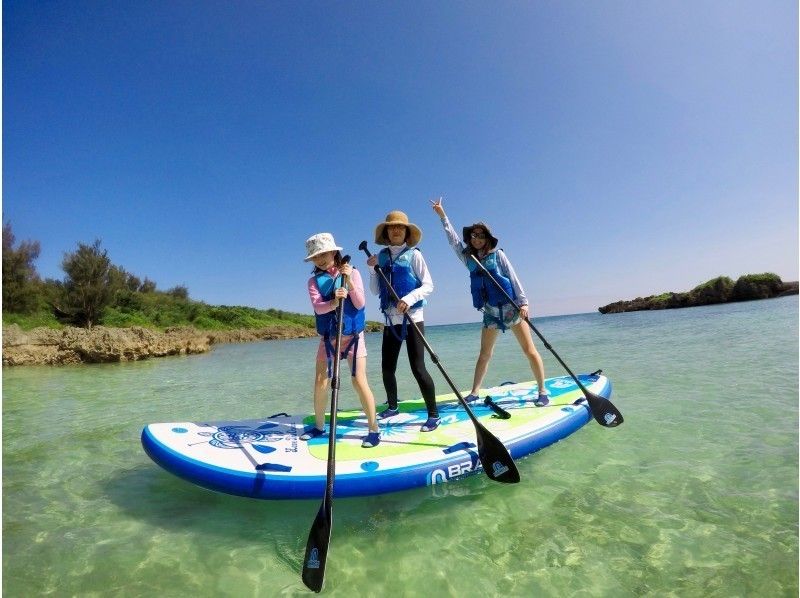 【沖縄・宮古島】1組限定!1艇 / 最大3人乗り☆MEDIUM SUP (60分)