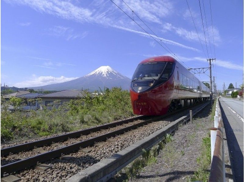絶景列車「富士山ビュー特急」乗車&春バラ観賞と勝沼ワイナリー巡りバスツアー【11930】の紹介画像