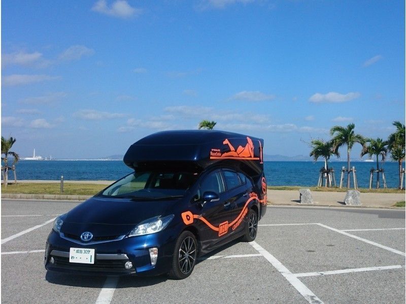 【 Okinawa · Chatan-cho 】ทำไมคุณถึงเดินทางช้าๆกับค่ายตอนนี้? Prius PHV Relaxing Cabinの紹介画像