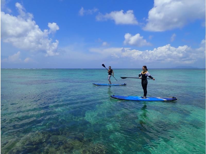 [Okinawa/Ishigaki Island] If you want to easily experience marine sports on Ishigaki Island! Relaxing SUP experience course We present photos taken with GOPRO as data ♪の紹介画像