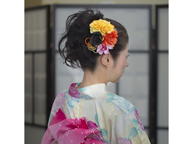【カップルプラン】着物で奈良を気軽に散策〈ヘアセット付〉