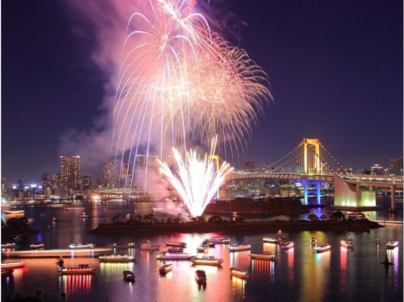 「2018年5月26日お台場花火大会」大型船クルーズ 軽食&飲み放題【勝どき乗船】【12286】 の紹介画像