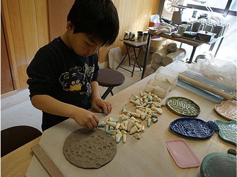 «학생부터 참가 가능 ♪»접시를 만들자! 원래 도장 귀엽고 무늬를 붙일 수 있어요 ♪の紹介画像