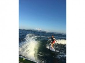 【Shiga · Otsu】 Biwa Lake ★ Wake surfing experienceの画像