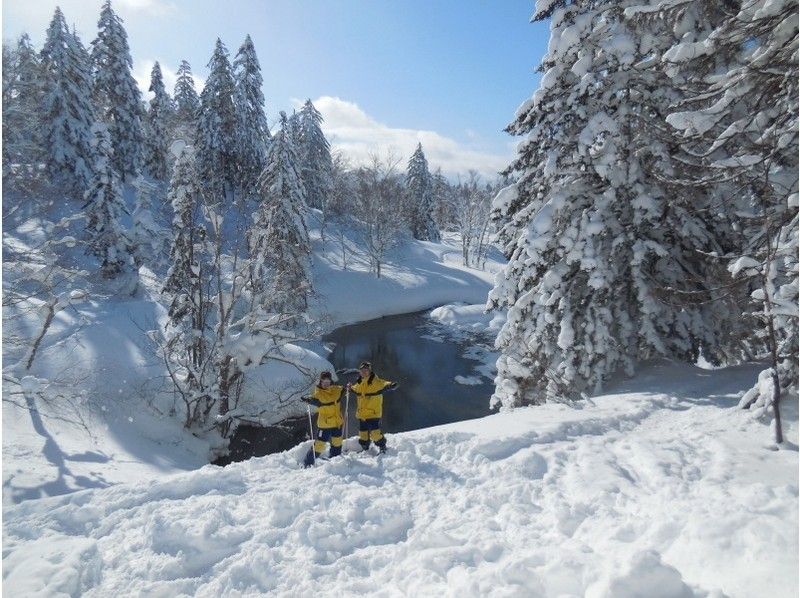 【北海道・大雪山】絶景スノーシュー体験!子供も楽しめる「旭岳・天人峡・カモ沼・ワサビ沼コース」