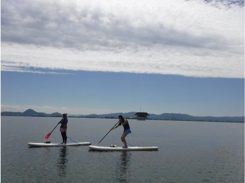【滋賀・琵琶湖】レンタル込み!水のキレイな琵琶湖Wani BaseでSUP上達コース（経験者向け）