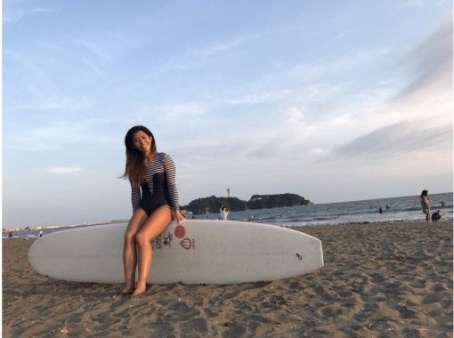 【Kanagawa · Shonan · Enoshima】 Surf School Experience Trial Course 【Bike Move to Enjoy Local Mood】の画像