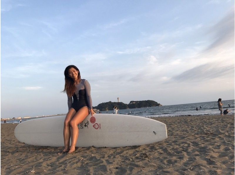 【Kanagawa · Shonan · Enoshima】 Surf School Experience Trial Course 【Bike Move to Enjoy Local Mood】の紹介画像