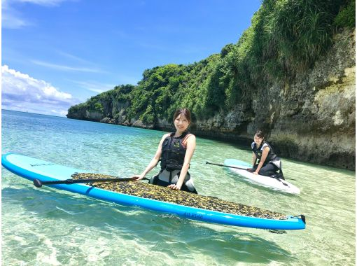【沖縄・古宇利島】スタンドアップパドル（SUP）体験コース☆ガイド付き・貸切プラン☆撮影データプレゼント♩の画像