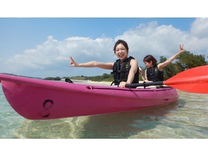 【沖縄北部、本部町、シーカヤック】美ら海水族館近く！ 沖縄の自然を満喫！のんびりカヤックツアー☆