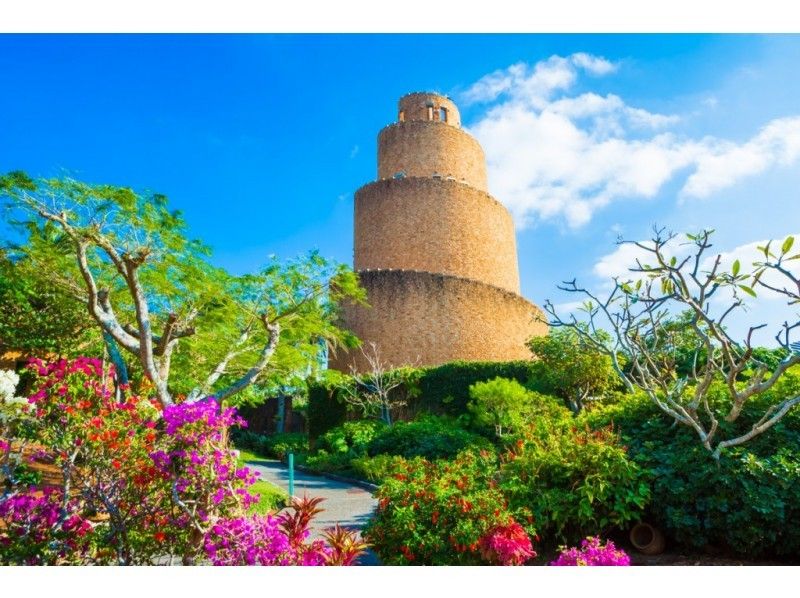 【沖縄・那覇発着】美ら島終日観光バスツアー(Bコース)★古宇利島→熱帯センター→御菓子御殿→万座毛→