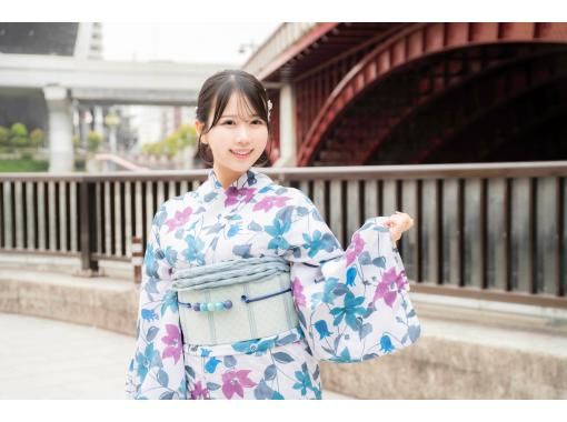 [Kyoto / Kyoto station square] With hair set! Free rental of umbrellas, rental of yukata and dressing plan on rainy days!の画像