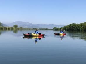 SALE! [Gifu, Ogaki City] A canoeing experience to heal your mind and body ♪ A panoramic view of the Mino mountains from the water ☆ Reset your mind! One private group per morning/afternoon course!