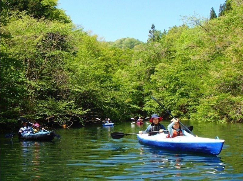 [Karuizawa Kanto Gunma ・ Shinshu Nagano 】 Fresh green Kayak Experience ☆ Spring & Early Summer Seasonal Limited ☆ Play outside in Karuizawaの紹介画像