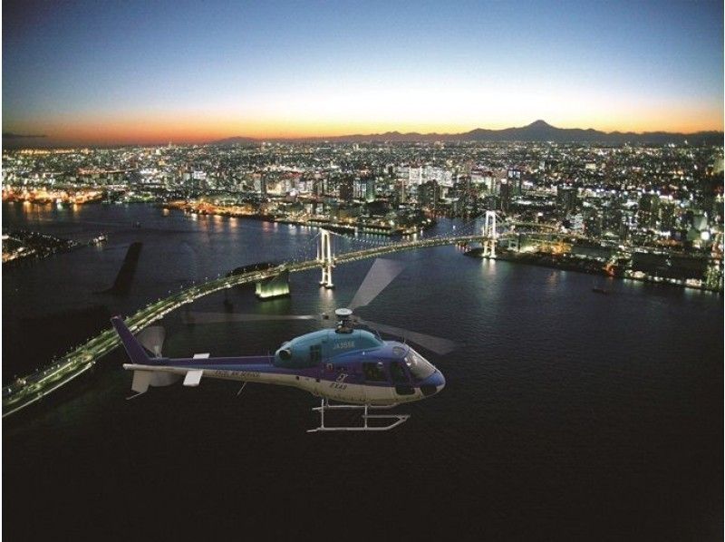【千葉・浦安】TOKYOナイトクルーズ(ヘリコプタークルージング) 浦安ヘリポート発着 平日プラン