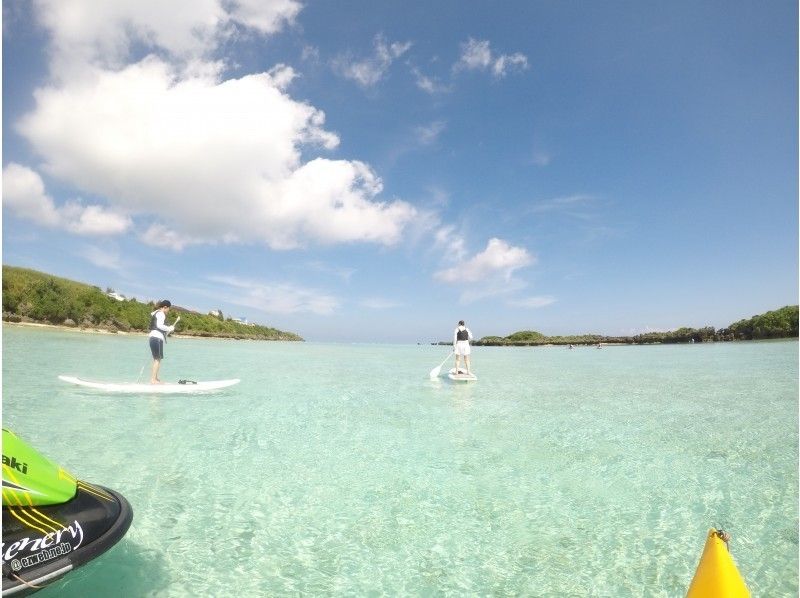 【与論島】SUP　嬉しいスノーケルセット無料貸出♪　(百合ヶ浜ツアーも選択可能！)