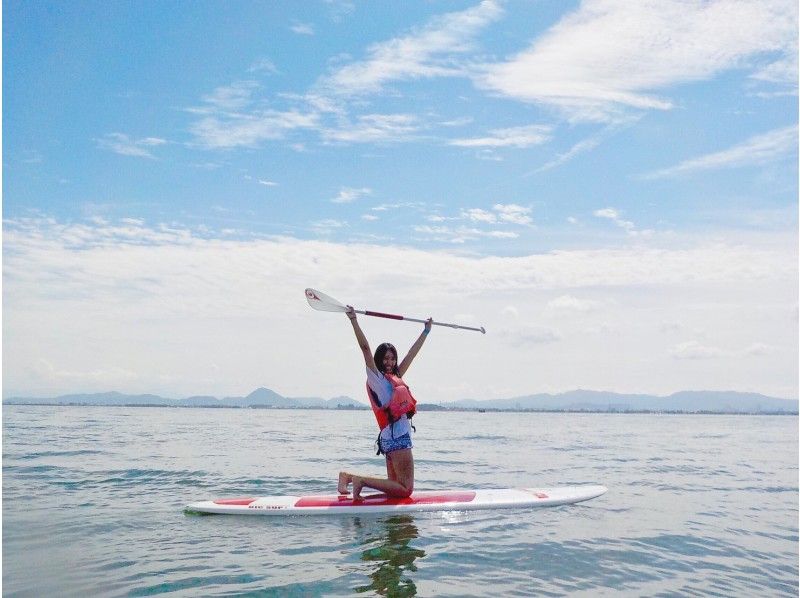 【滋賀・琵琶湖・SUP】初めての方向け！綺麗な施設でプライベートにSUP体験