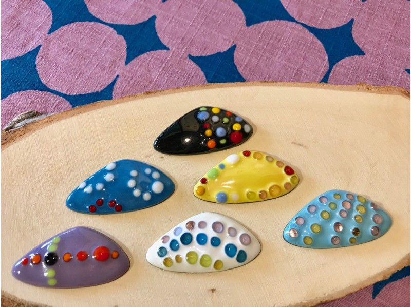 【京都・七宝焼】sippo カラフルでポップな帯留め作り体験!