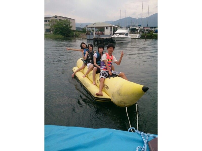 [Shiga / Lake Biwa] Towing tube (banana boat)の紹介画像