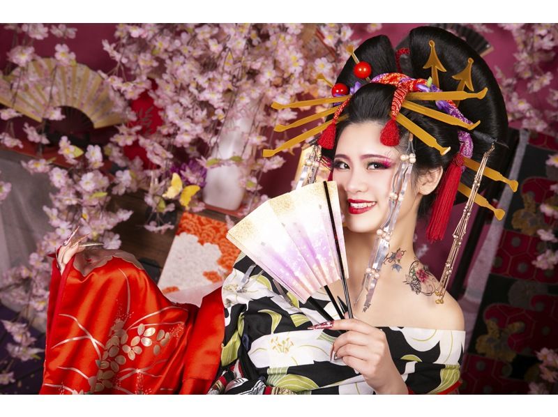 Spring sale is underway [10 minutes walk from Kiyomizu-dera Temple] Oiran plan♪ You can experience it by yourself, with friends, or in a large group! (1 hour and a half per person)の紹介画像