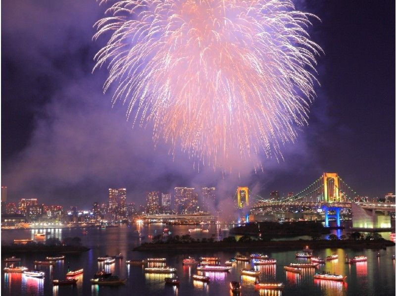 【築地乗船】東京花火大祭・花火観覧クルーズ【12517】の紹介画像
