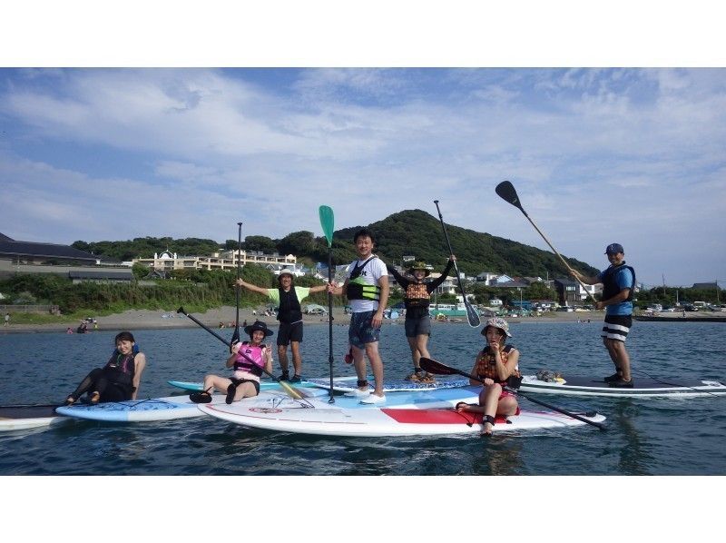 【葉山・秋谷　ご家族で、仲間たちで、カップルで】プライベート《SUP ＆カヤック》（半日コース）