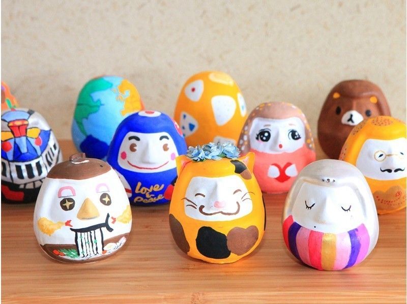 【岡山・倉敷美観地区】とにかく自由な、玉島だるまの絵付け体験