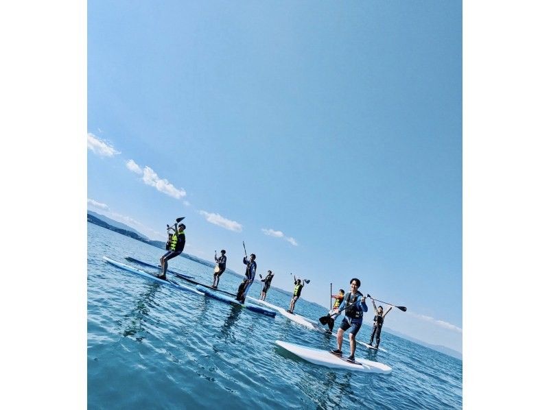 【北海道・SUP体験】透明度の高い支笏湖の湖面をクルージング！SUP体験（半日コース）の画像