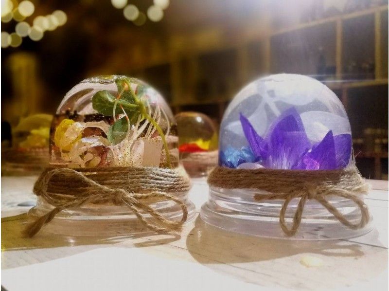 【 Osaka · Shinsaibashi】 Water snow globe ★ handmade experienceの紹介画像