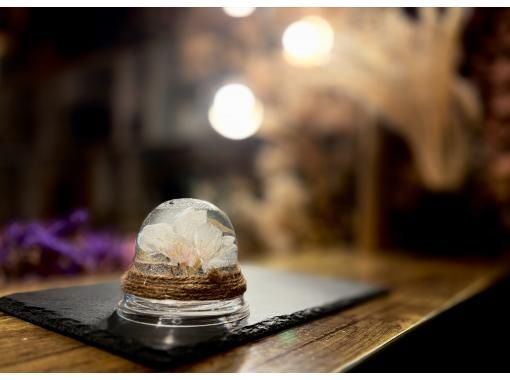 【大阪・心斎橋駅徒歩3分】Artificial flowerで作るウォータースノードーム作り！の画像