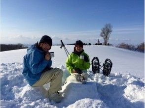 【北海道・石狩平野】長沼ハイジ牧場の丘スノーシュートレッキングの画像