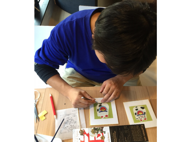 【京都・七条】和紙ちぎり絵体験　