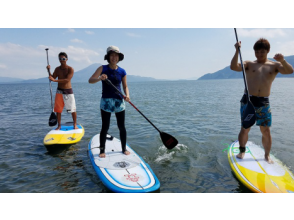 女性に大人気のSUP！気軽に鹿児島でSUP体験の画像