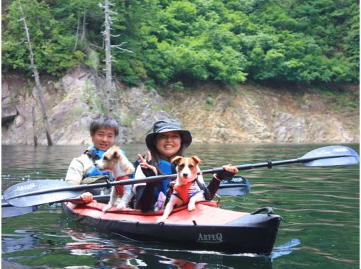 SALE! [Gunma, Minakami] A canoeing experience with a spectacular view in a hidden hot spring area * Going out with your dogの画像