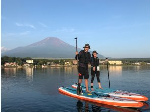【부모와 자식・애완동물 OK】후지산 한가로이 SUP(썸) 체험