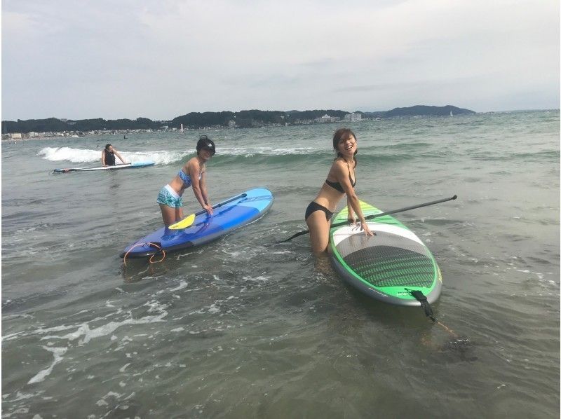 【鎌倉・坂ノ下】SUPレンタル＋クラブハウス利用（シャワー、絶景屋上スカイビュー付き）1時間コース♪