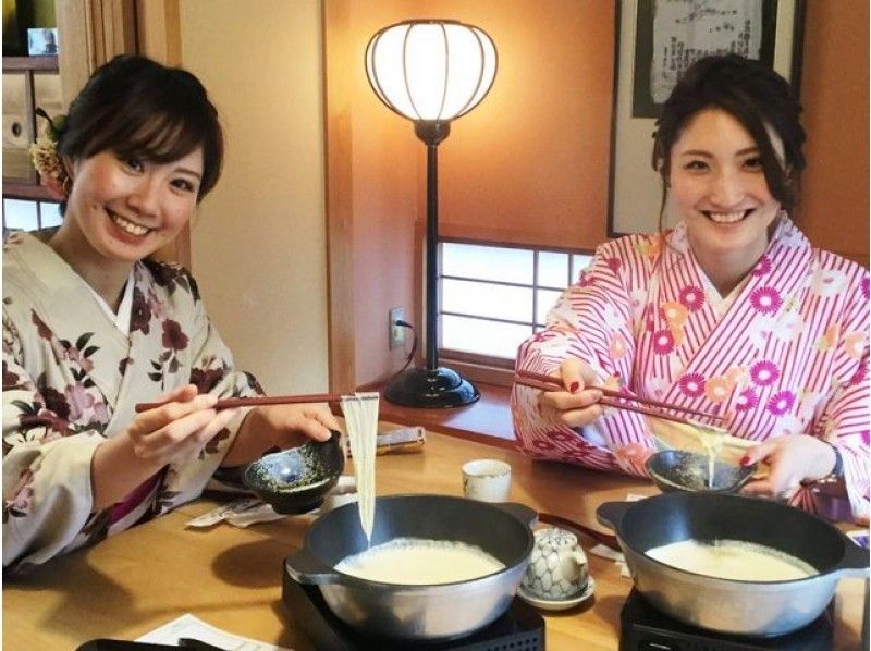 選べる京のゆば丼一品と選べるお鍋体験一品をセットでお気軽に京ランチ♪