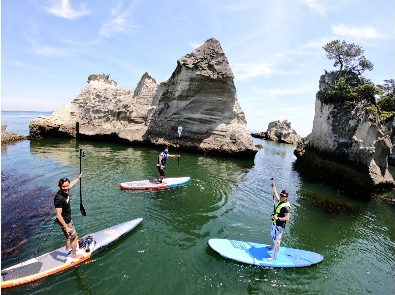 【宮城・松島・SUP】経験者向け!楽しく漕いでスキルアップ!半日コース(GoPro写真撮影付き)