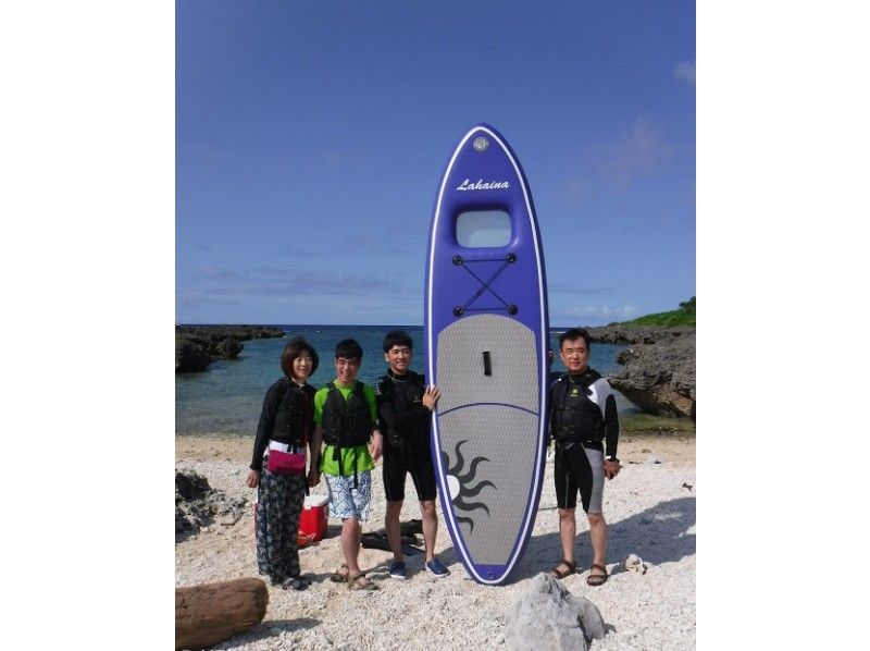 【 Okinawa · Miyakojima 】 Great for Irabu Island without rental cars! SUP & Snorkel & Sightseeing Guide (with pickup and meal)の紹介画像