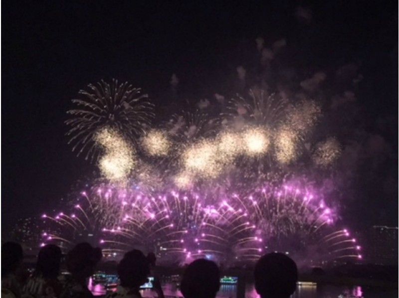 平成最後!打ち上げ場所目の前!お台場レインボー花火テラス最前列観賞席確約プラン【13285】の紹介画像
