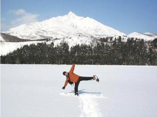 [Hokkaido Rishiri] Guide accompany! Snowshoes Winter Island Guide Charter (1 day course) Participate from 10 years old!の画像