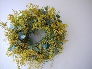 [Aichi/Nagoya - Sizes available] Seasonal Green Wreath Making Lesson (Mimosa in February-early March, Christmas in November-December)