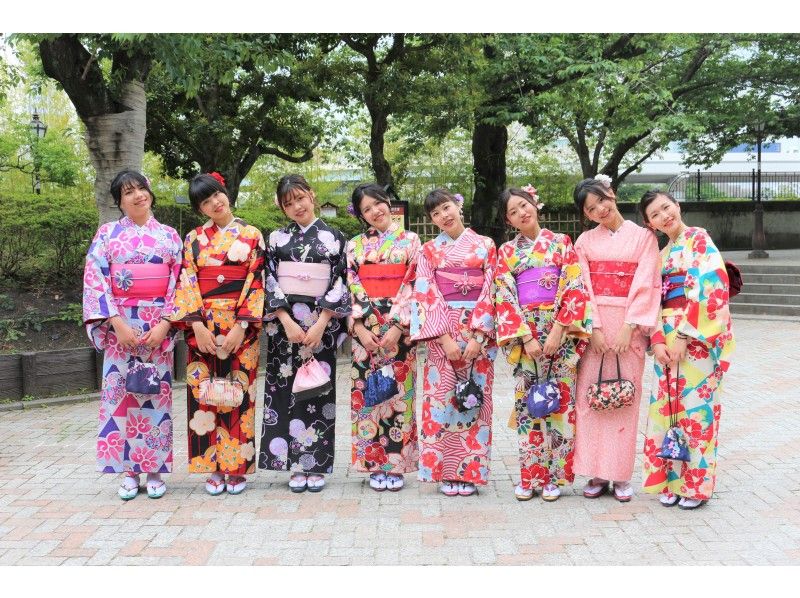 【東京・浅草】5名以上のご予約がとってもお得！グループ（1Day）着物・浴衣レンタルプラン